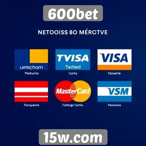 Métodos de pagamento disponíveis no 600bet